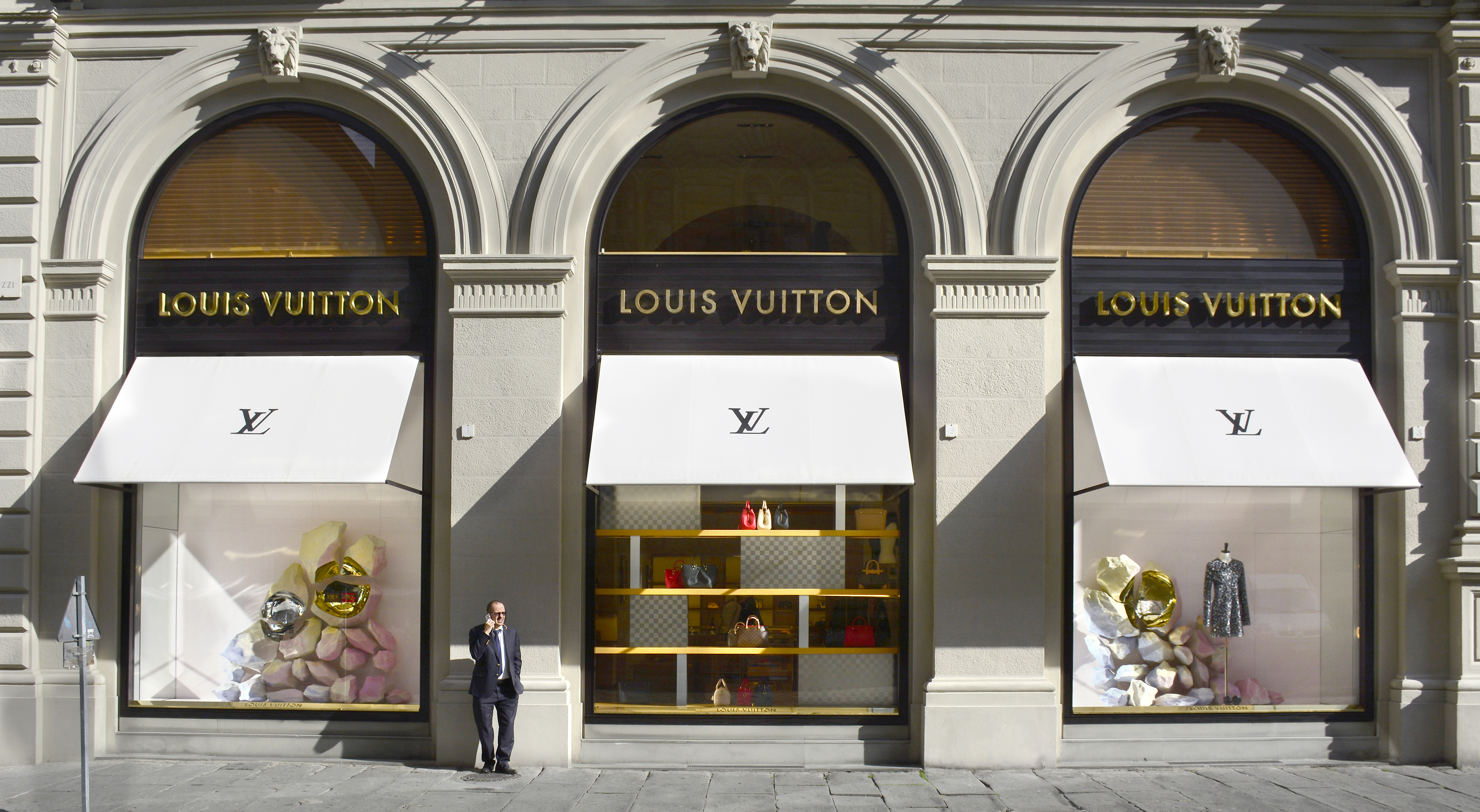 An LVMH store (Moet Hennessy. Louis Vuitton) at 22 Avenue