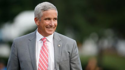 Jay Monahan at the 2022 Presidents Cup 