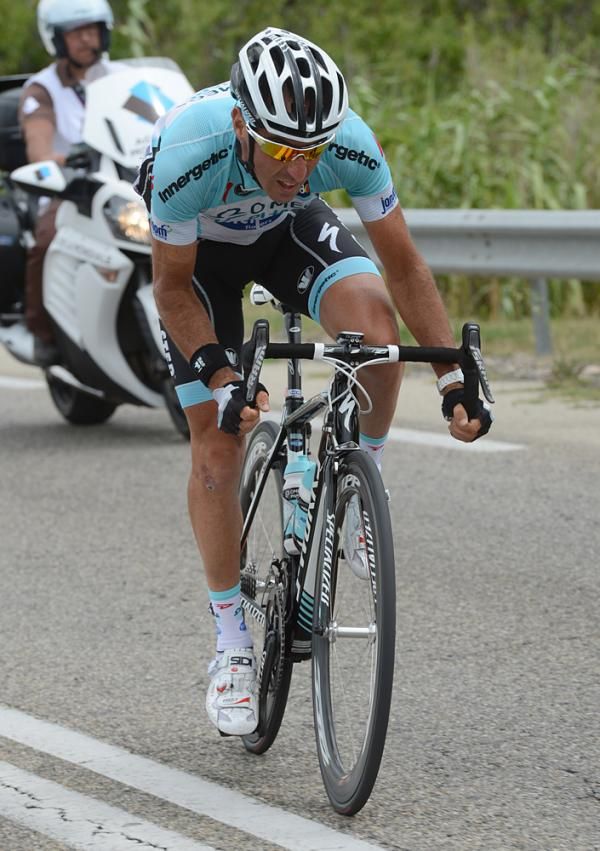 Jerome PIneau on the attack on stage 13
