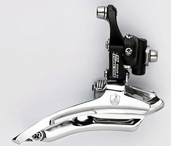 New Race triple 'Quick Shift' front derailleur.
