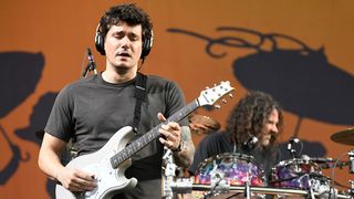 John Mayer plays live onstage with Dead & Company, 2023