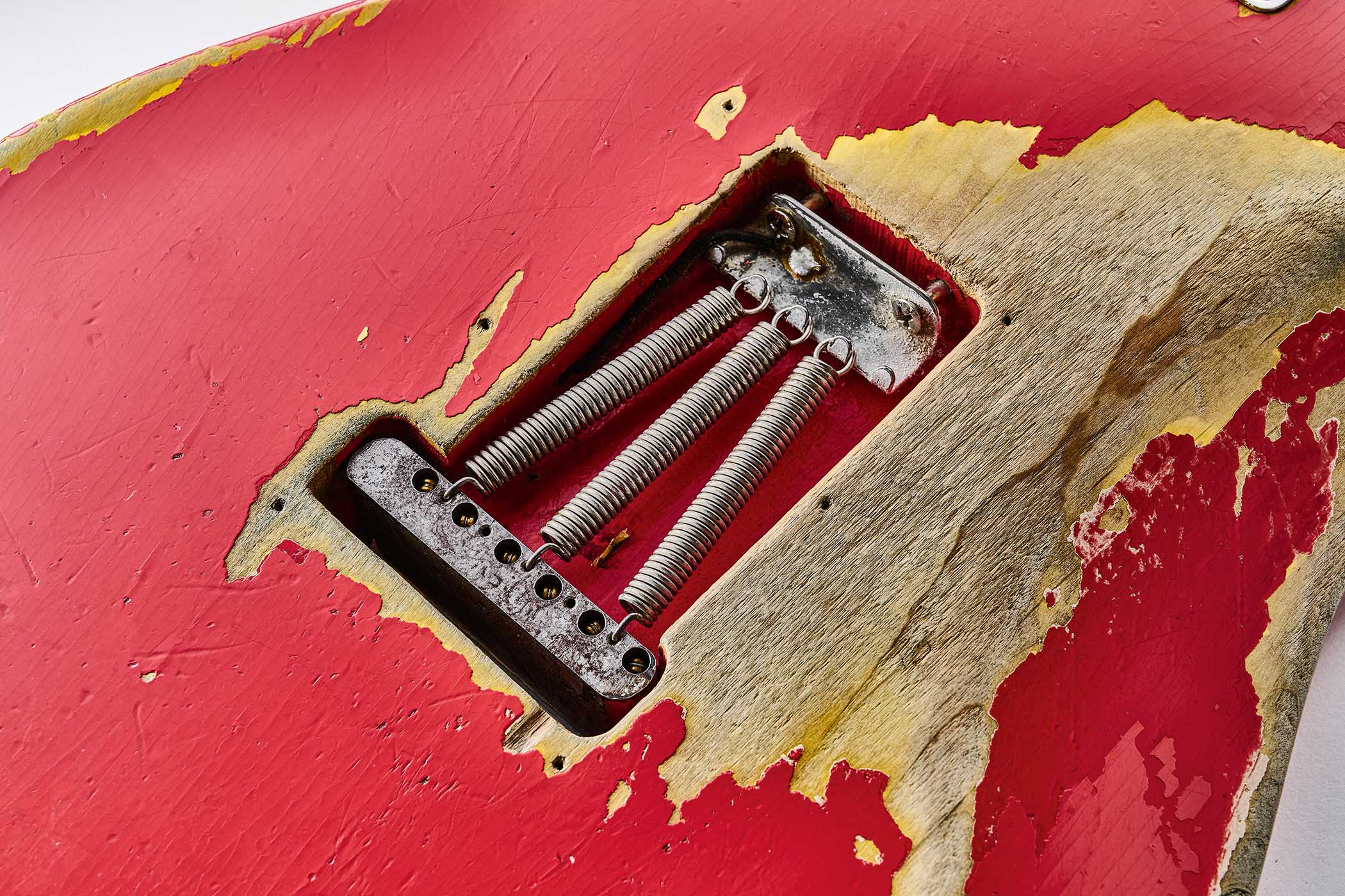 Gary Moore's 1960 Fender Stratocaster: the iconic, battle-scarred red Strat is up for auction at Bonham's