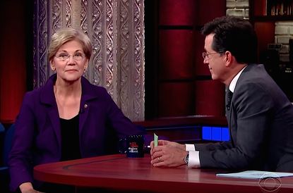 Elizabeth Warren explains whey she isn't running for president, kind of