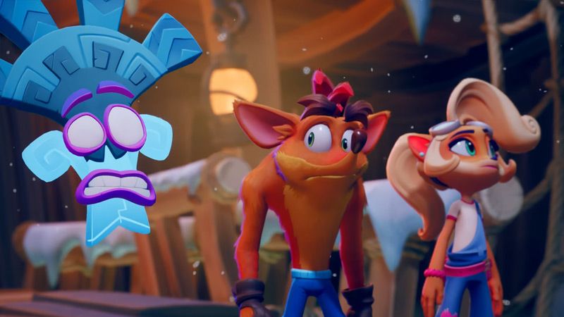 Crash Bandicoot gives some side-eye