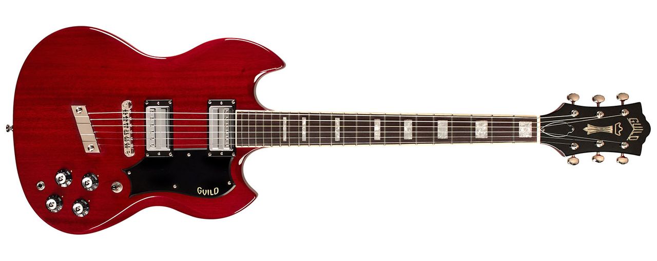 Guild Polara Deluxe in Cherry Red