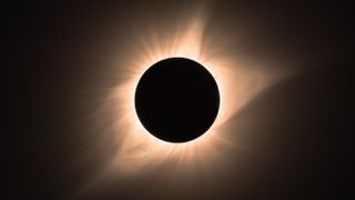 Totality during total solar eclipse, 2017