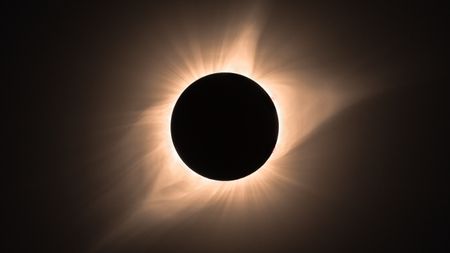 Totality during total solar eclipse, 2017
