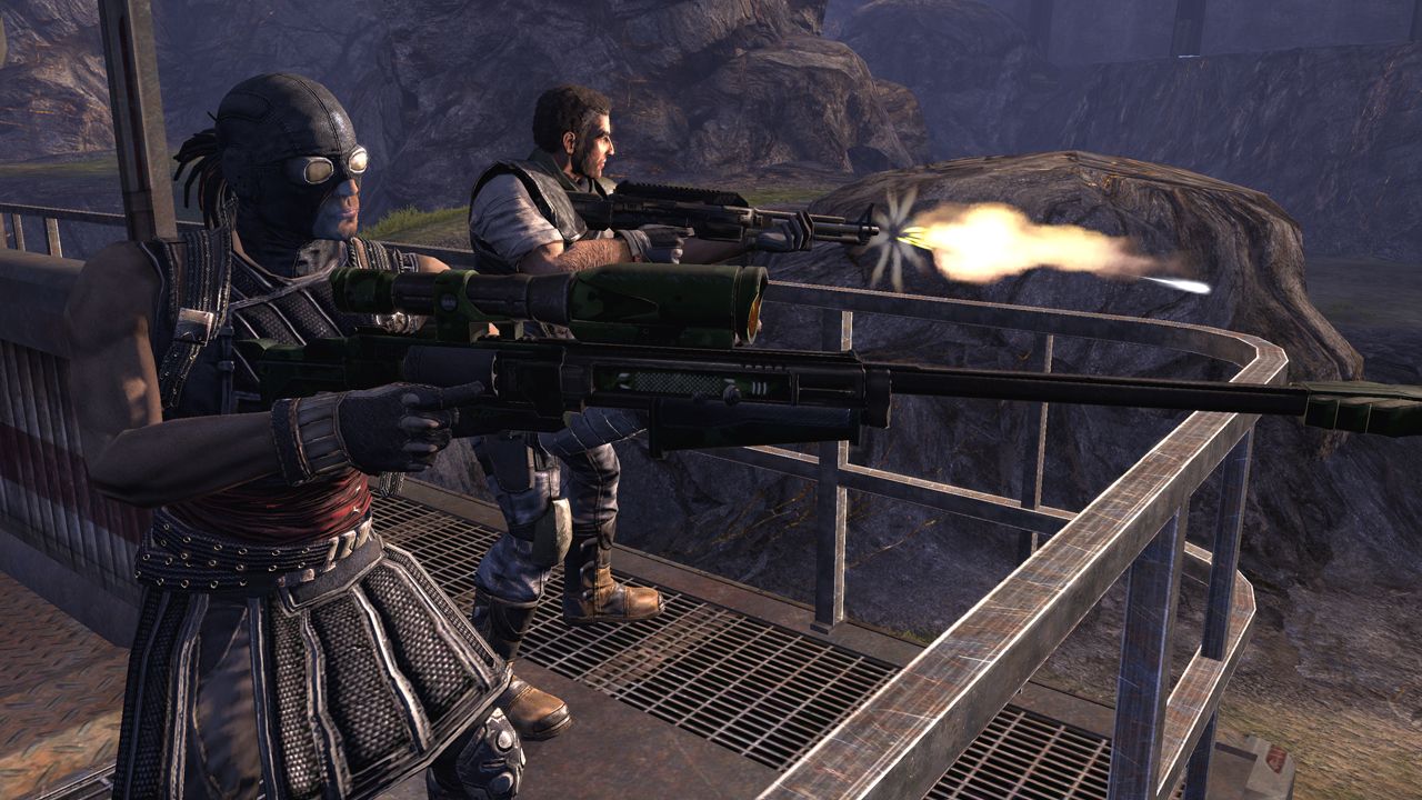 Here is what Borderlands looked like originally, back in 2008. These screenshots are from E3 and Leipzig 2008, as part of the game's original reveal and demo.