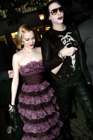 Evan Rachel Wood and Marilyn Manson - Celebnrity News - Marie Claire