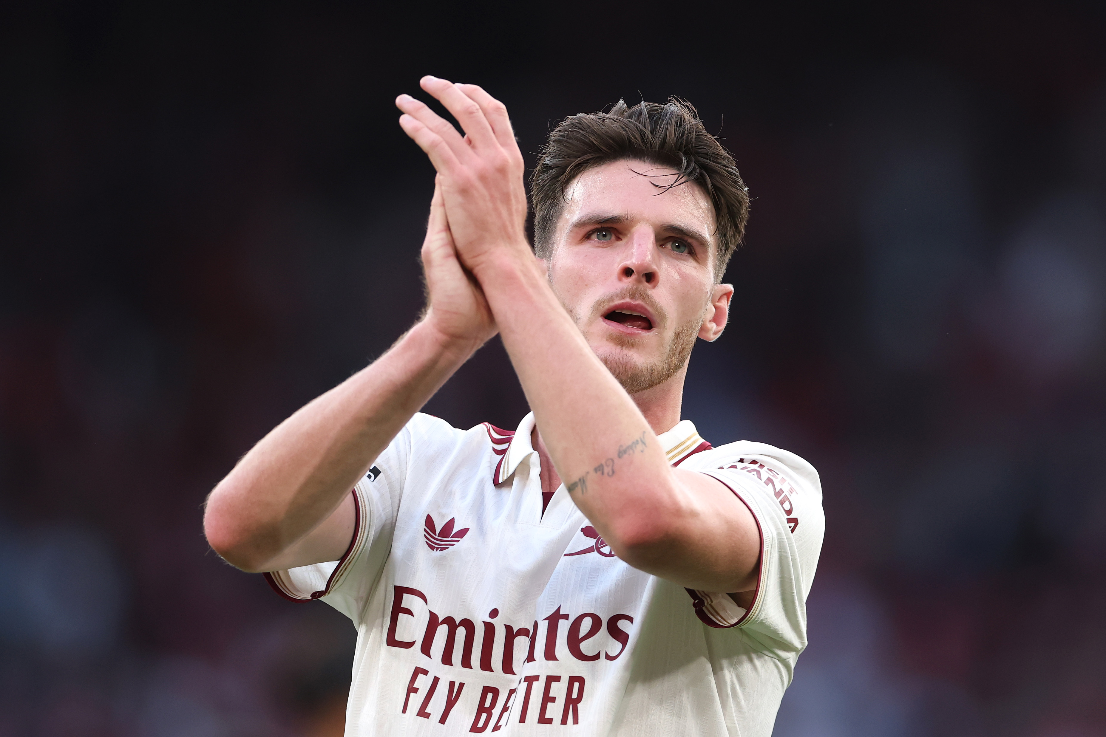 Arsenal midfielder Declan Rice