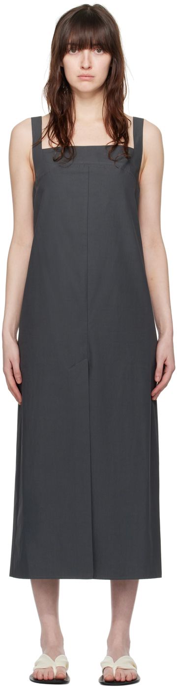 Gray Makeen Midi Dress