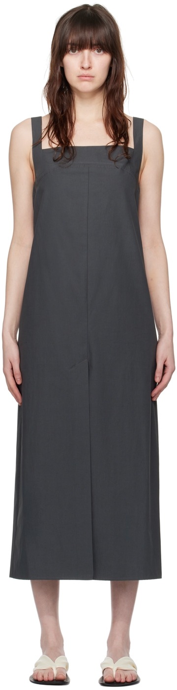 Gray Makeen Midi Dress