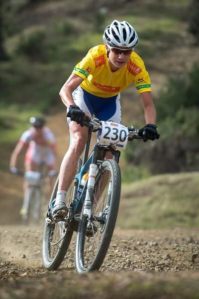 Katrin Leumann on the downhill