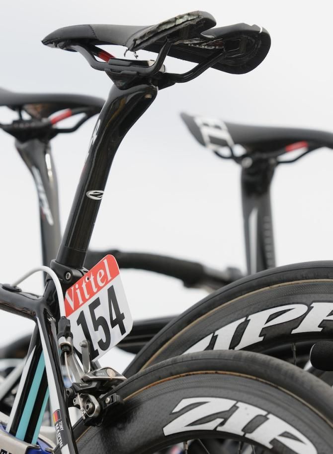 Martin's saddle was heavily damaged