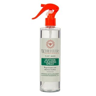 A cut out of Wheeler's Leather Cleaning Spray