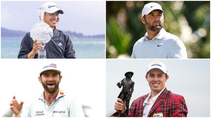 Collin Morikawa, Scottie Scheffler, Cameron Young and Matt Fitzpatrick