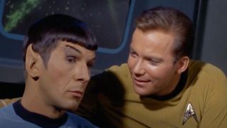 Spock and Kirk talking