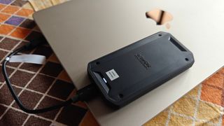 SanDisk PRO-G40 SSD on a MacBook Air M2