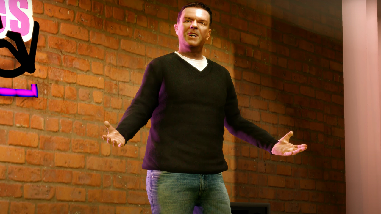 Ricky Gervais in Grand Theft Auto