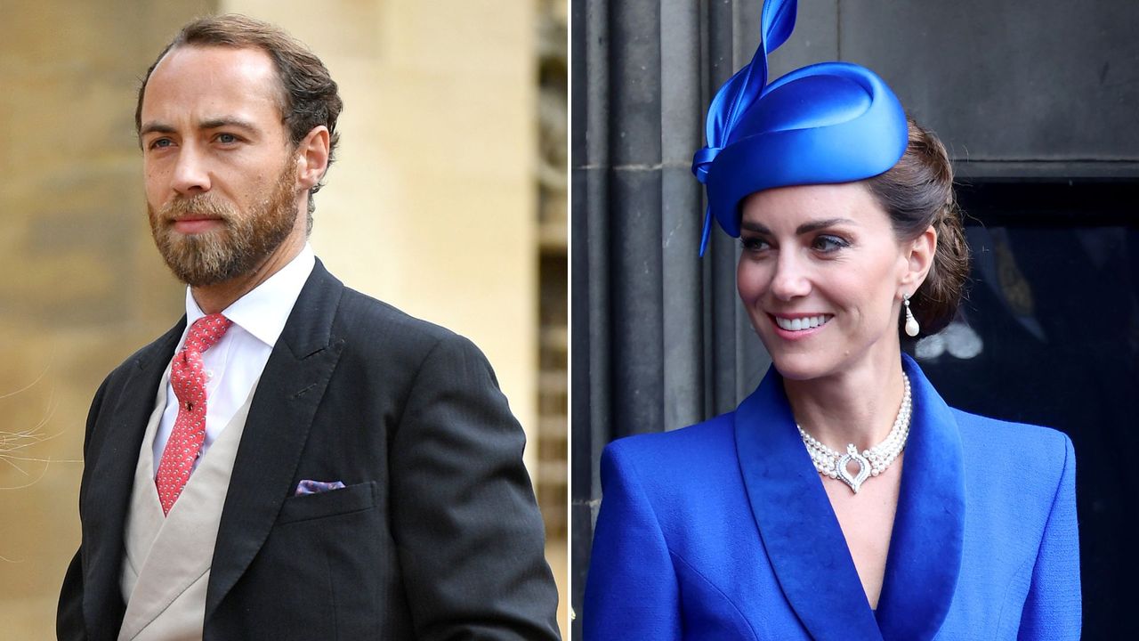 James Middleton &quot;taken aback&quot; by sister Kate Middleton. Seen here are James Middleton and Kate Middleton at different occasions