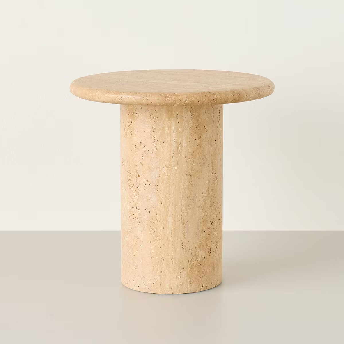 Travertine table