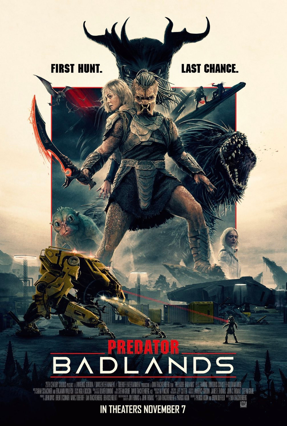 Predator: Badlands movie poster.