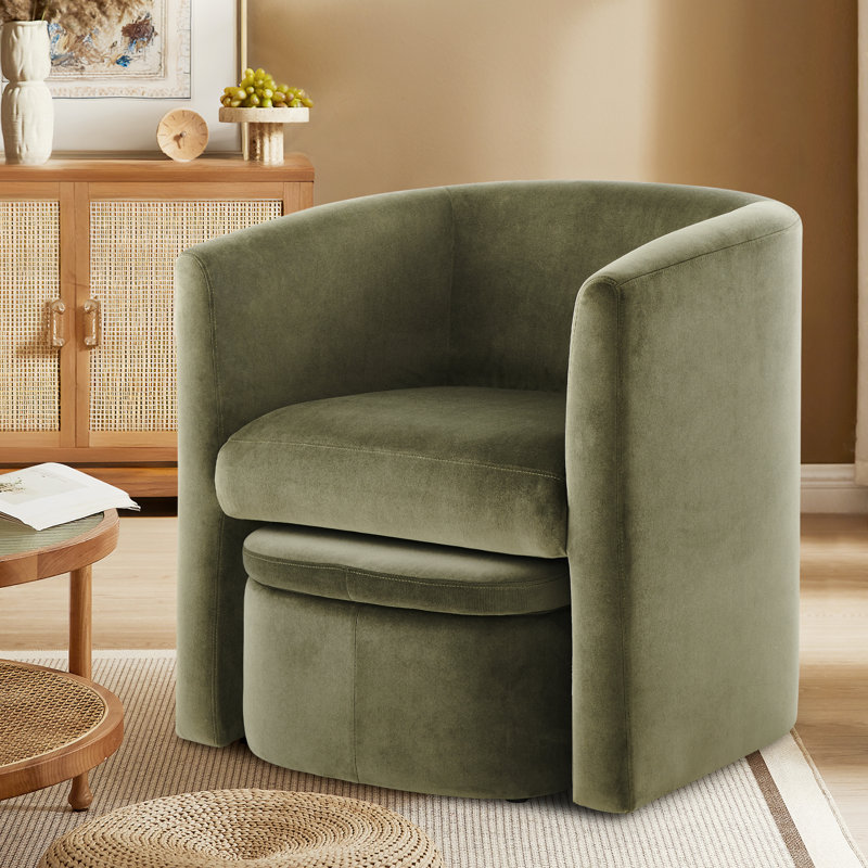 Wade Logan&amp;reg; Accent Chair &amp;amp; Storable Ottoman Sherpa Chair W/storage Ottoman - Plush &amp;amp; Space-Saving Design &amp;amp; Reviews | Wayfair.co.uk