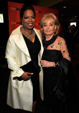 Oprah and Barbara Walters