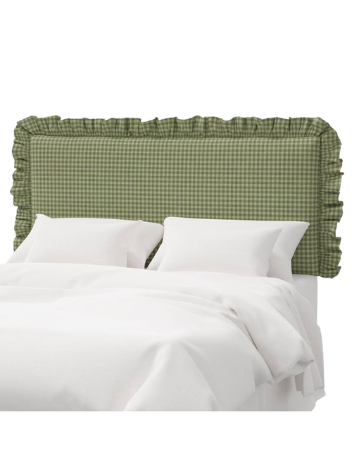 Ruffled Wall Mounted Headboard 