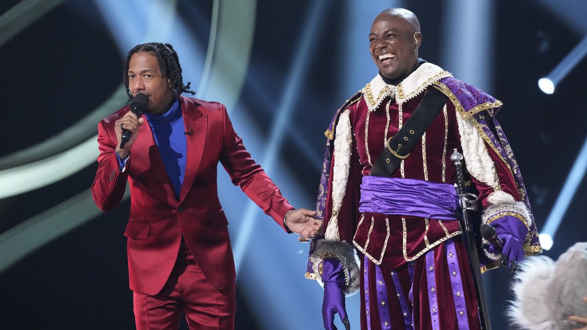 Nick Cannon and DeMarcus Ware (Koala) on The Masked Singer