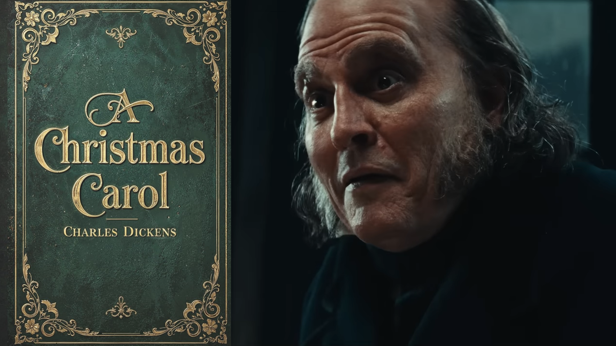 Johnny Depp Christmas Carol book and movie