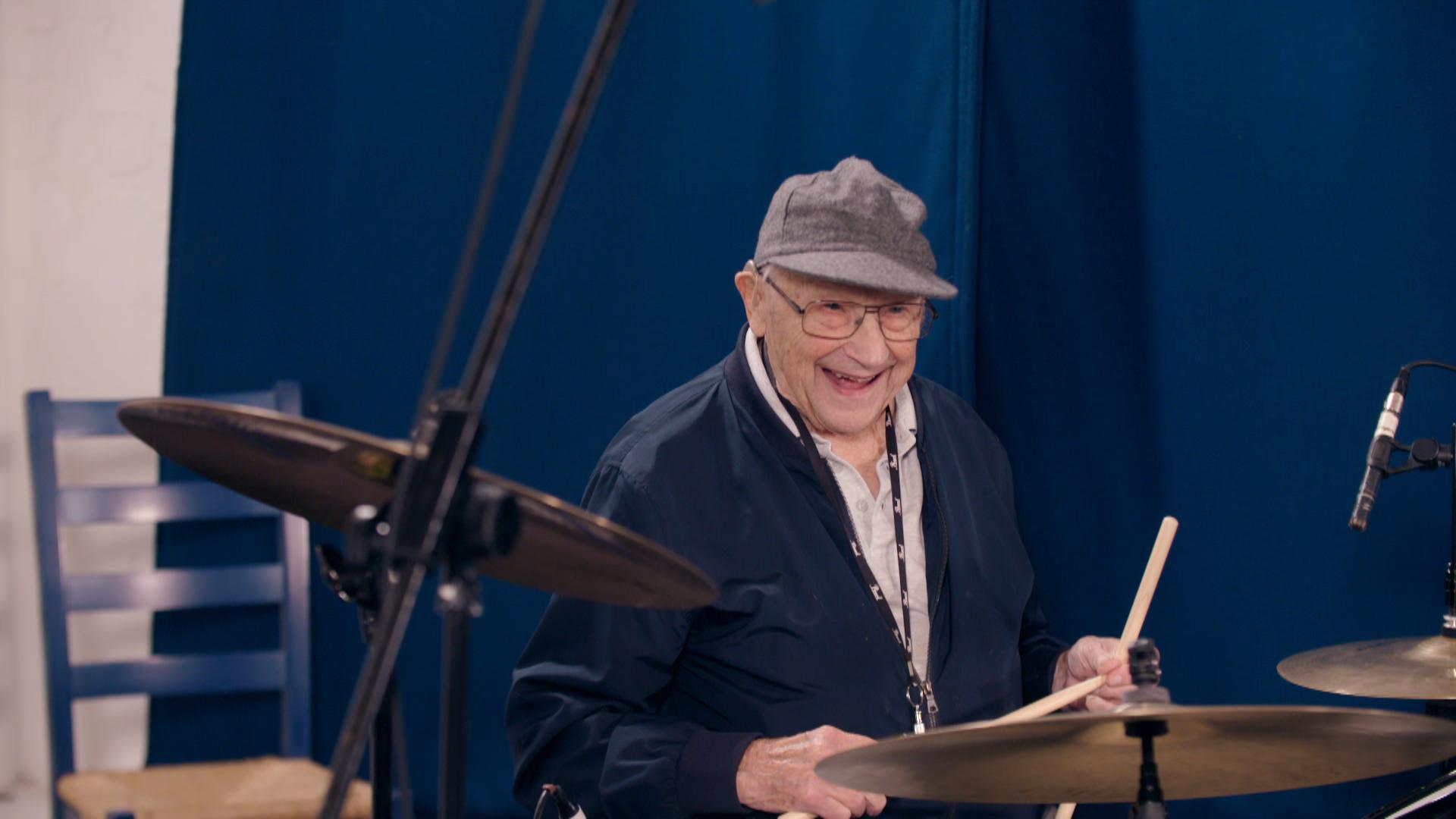 TV tonight – Drummer Roy, 95, keeps the beat.