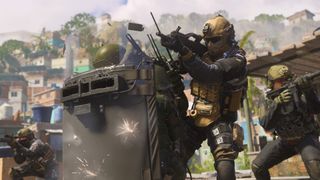 Modern Warfare 3 Operator Assault Kills - Player with a riot shield