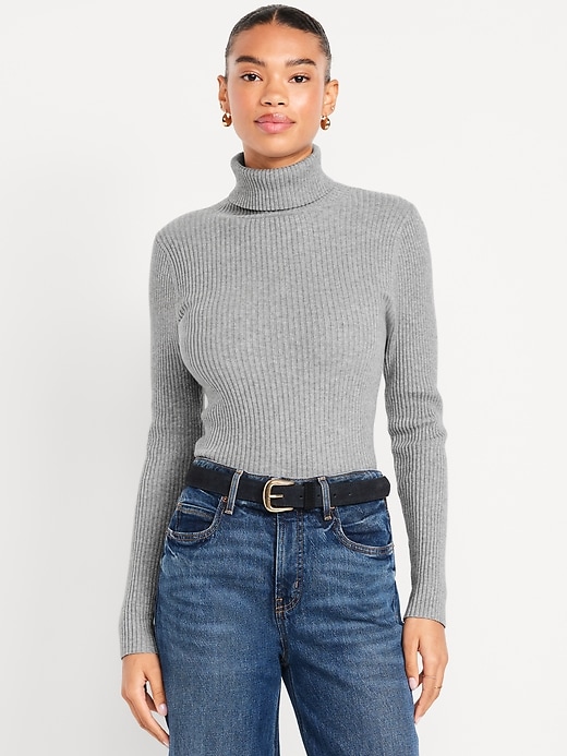 Sosoft Lite Rib Turtleneck Sweater