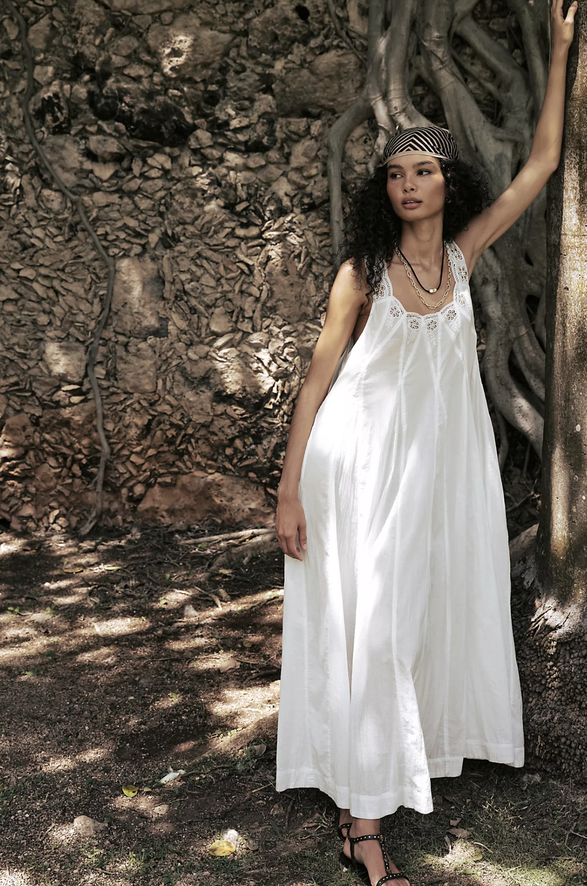 free people white midi dress