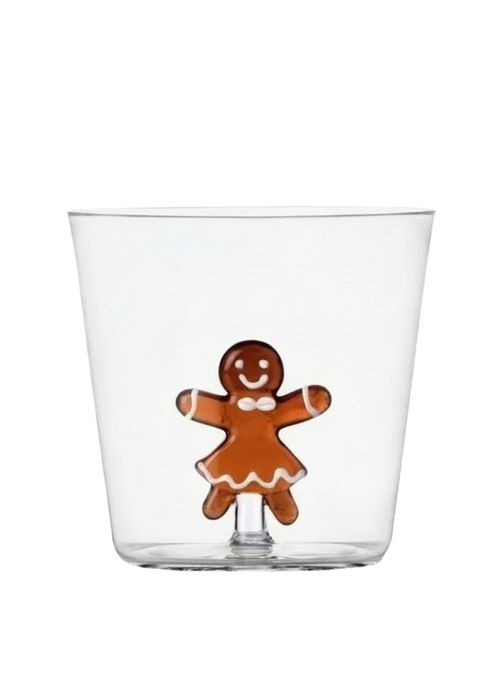Schiaccianoci Mrs Gingerbread Glass Tumbler
