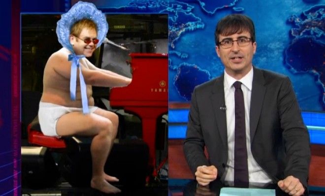 John Oliver goes gaga over the royal baby