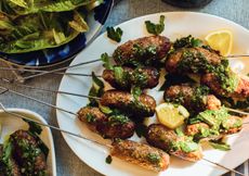 Lamb Kofta with green Sauce