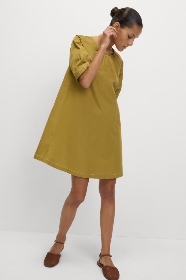M&S Pure Cotton Mini Relaxed Shift Dress