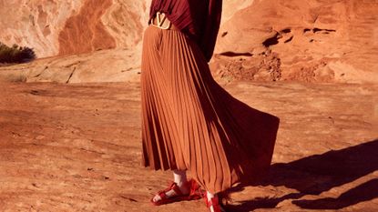 woman in maxi skirt by Betina du Toit