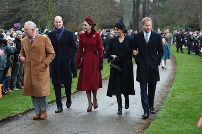 The Royal Family Walks to Mass