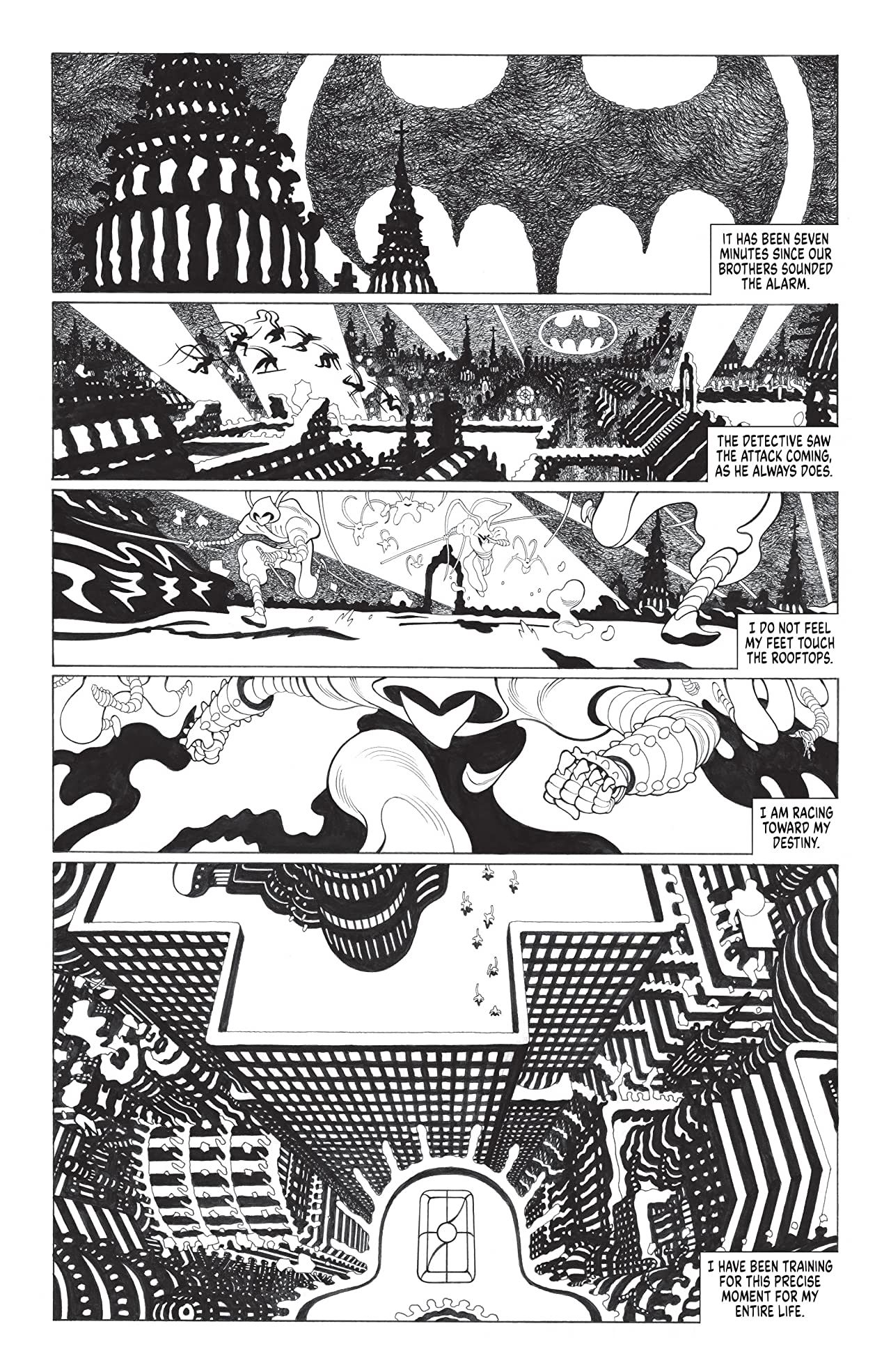 Batman: Black and White #1 art