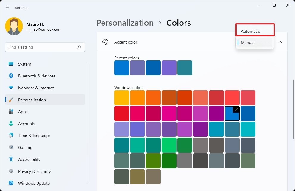Change color based on wallpaper