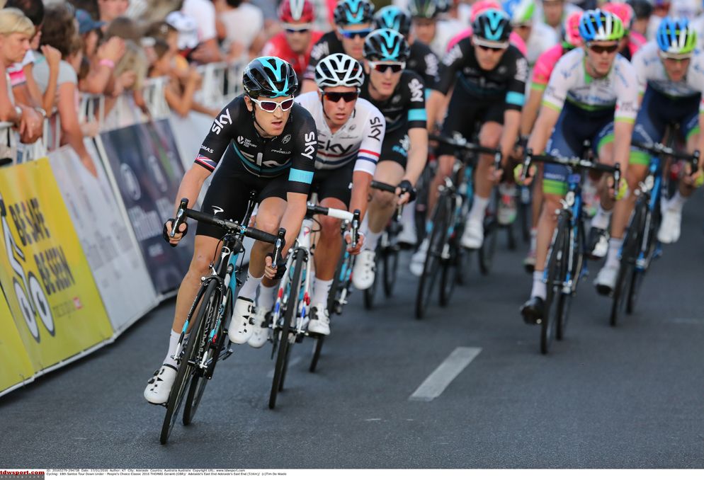 Geraint Thomas leads Team Sky