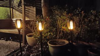 Solar Flame Torch Lights