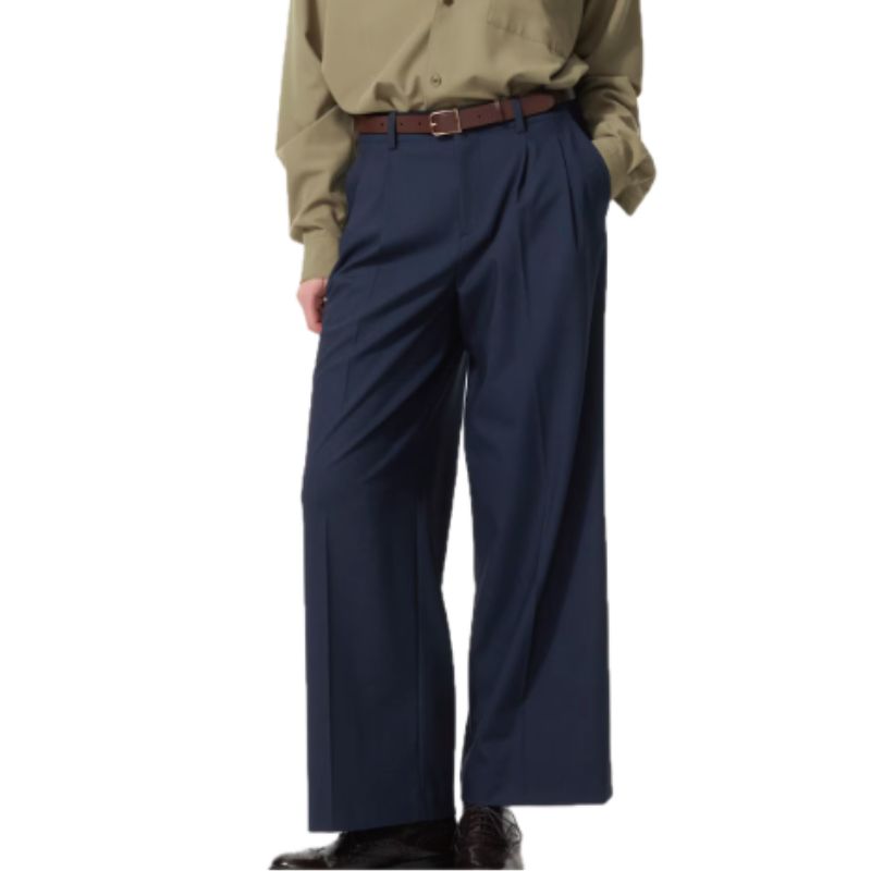 Uniqlo, Smart Pleated Wide Trousers