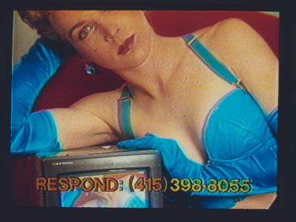 video still of blonde woman