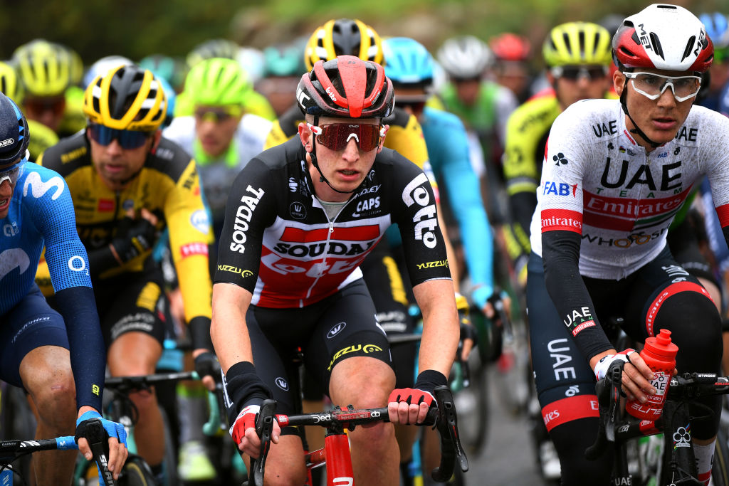 GRAZALEMA SPAIN FEBRUARY 19 Matthew Holmes of The United Kingdom and Team Lotto Soudal during the 66th Vuelta a Andaluca Ruta del Sol 2020 Stage 1 a 1738km stage from Alhaurn de la Torre to Grazalema 911m VCANDALUCIA UCIProSeries on February 19 2020 in Grazalema Spain Photo by David RamosGetty Images