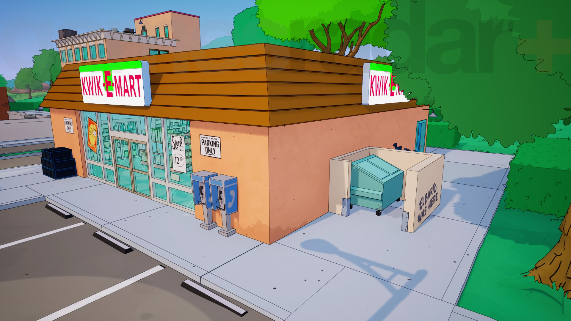 The Spray Springfield quest in Fortnite Hidden Gags