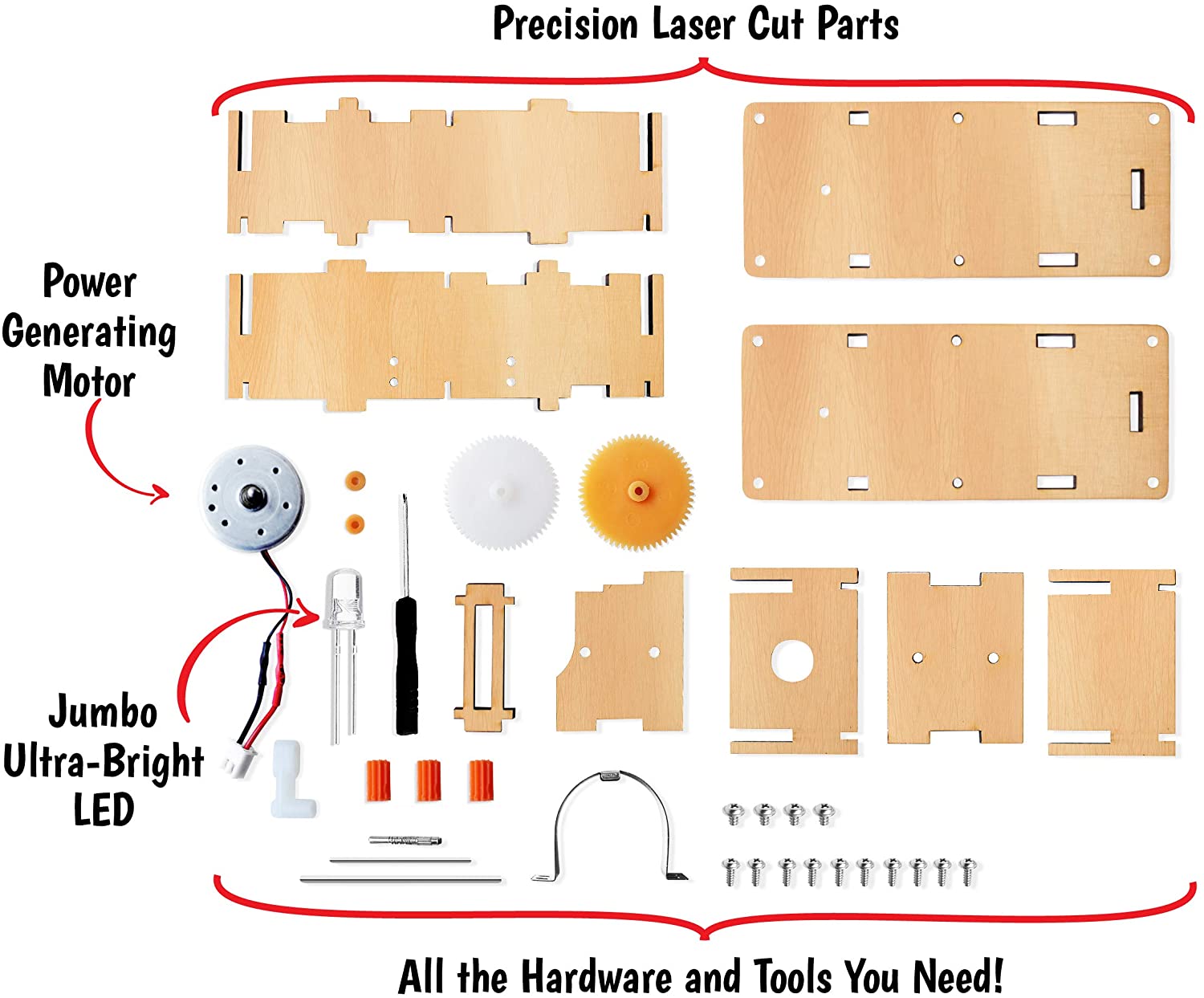Prime Day deal Convert motion into light with a DIY handcrank